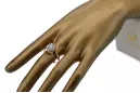 Zircon Original Vintage 14K Rose Gold Ring Vintage style vrc206r